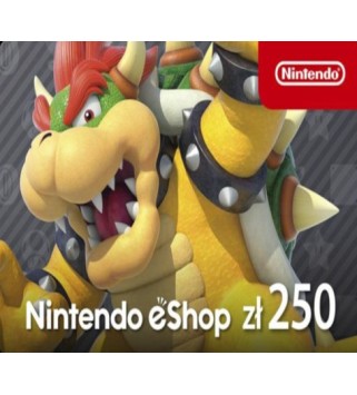 eShop Prepaid Card PLN 250 PL Nintendo eShop Key 